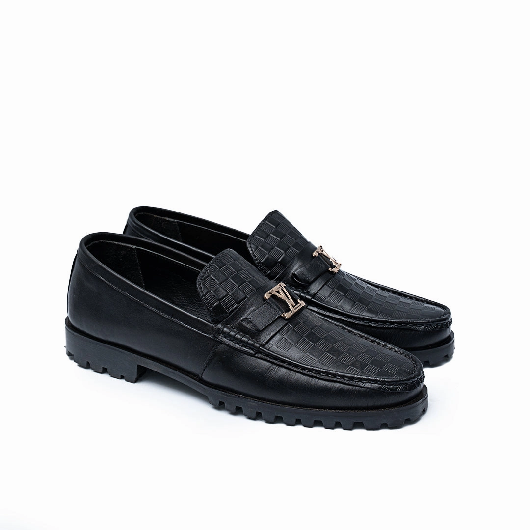 LS Pure Leather Handmade RANDAR CHUNKY LOAFERS LS-111 Camel Toe Loafers