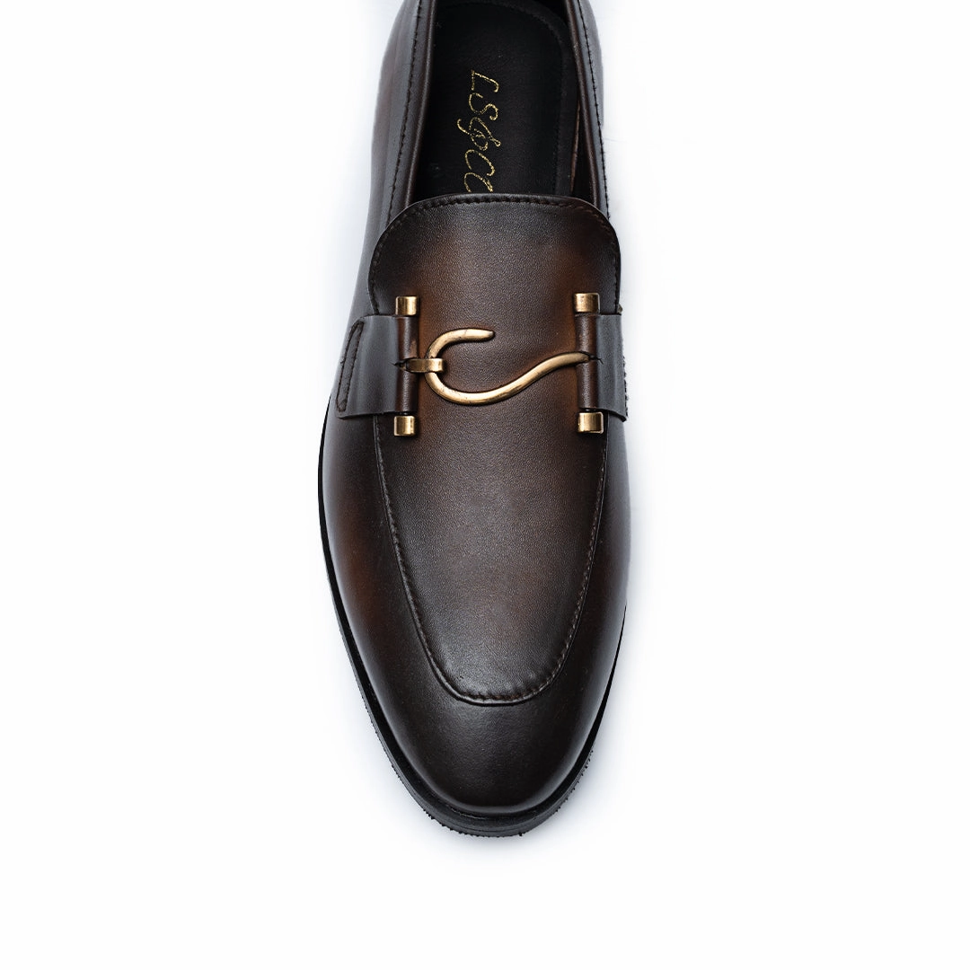 LS Pure Leather Handmade Vortex Shoes LS-510 Flat Silver Sparkly Shoes