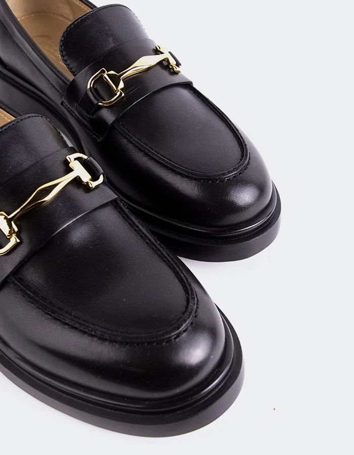 Loafers Anime Luxie Black Leather