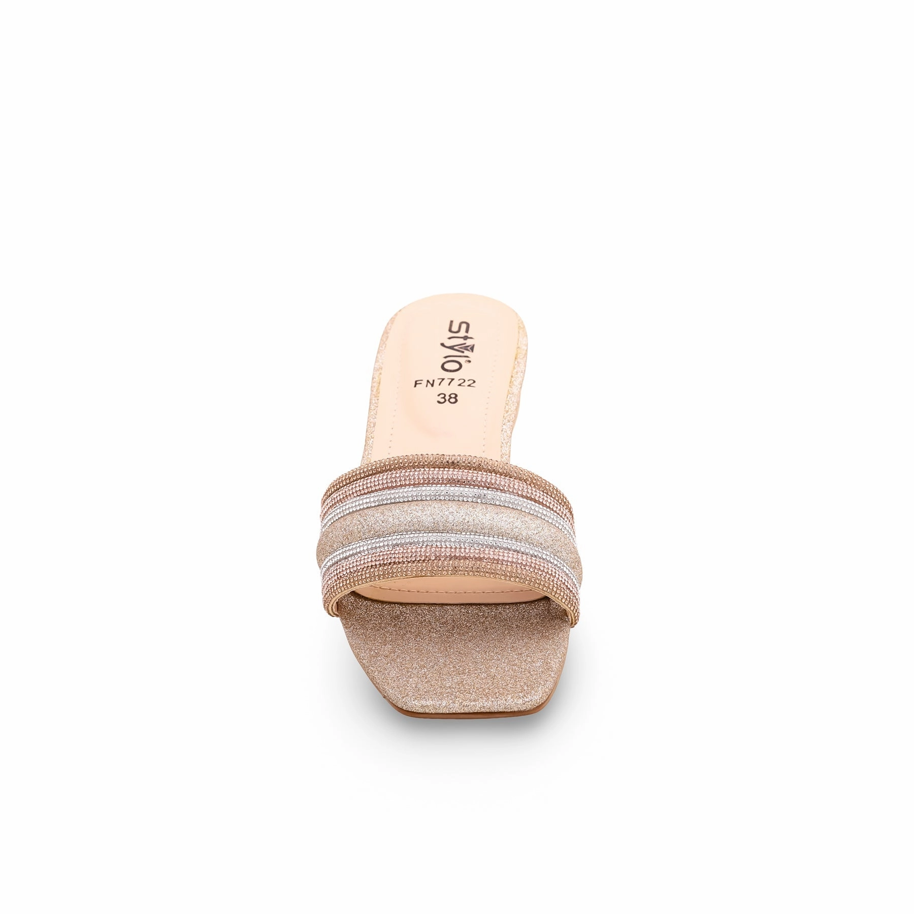 Golden Fancy Slipper FN7722 Slides Shoes With Arch Support