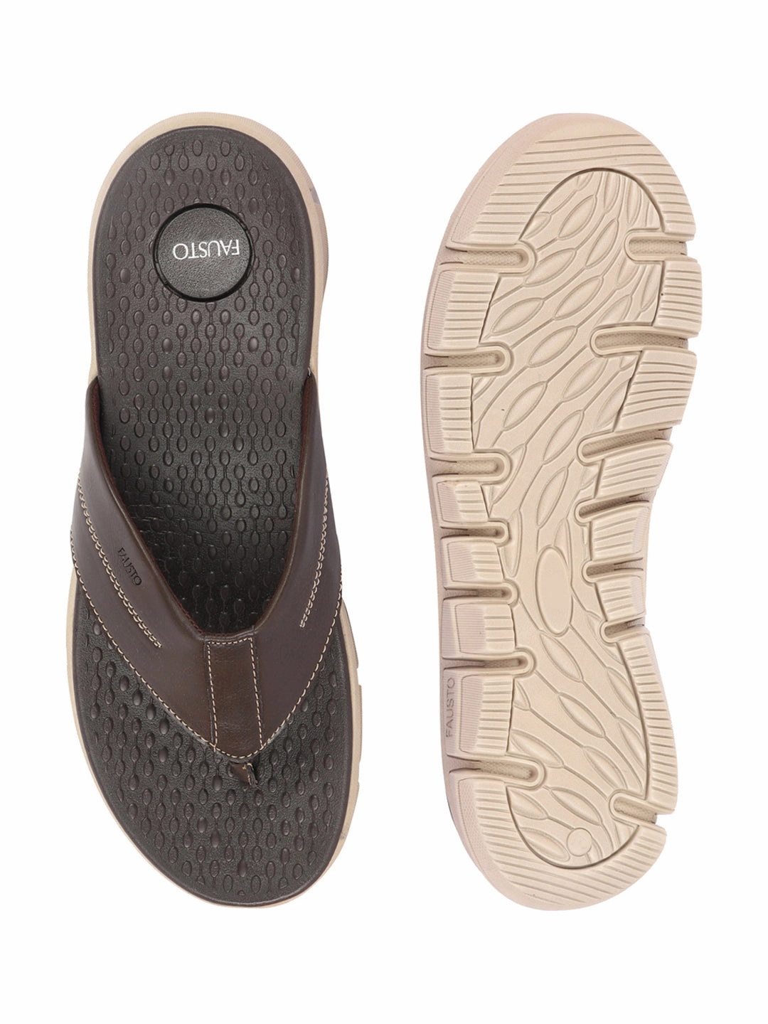 Men Brown Phylon Sole Flexible Ultrasoft Outdoor & House Slippers Snooki Slippers