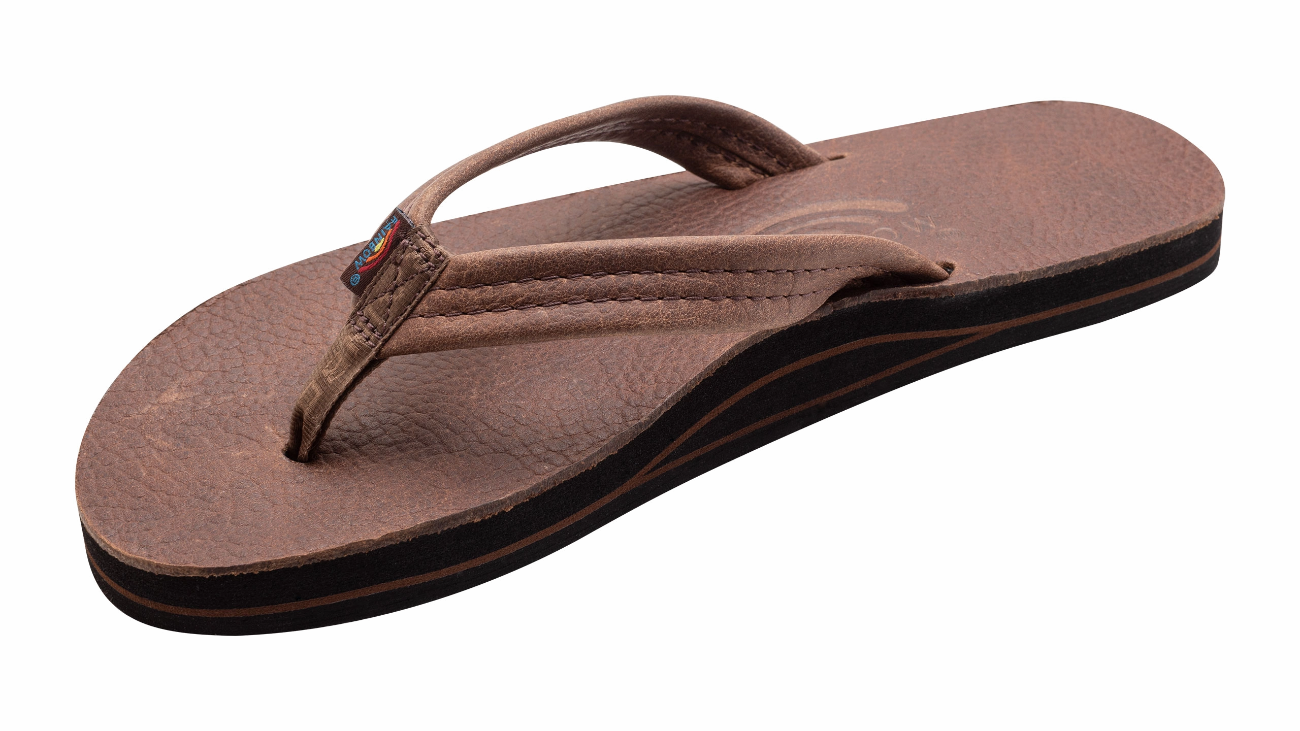 Luxury Medium Strap Oak Most Comfortable Rubber Flip Flops