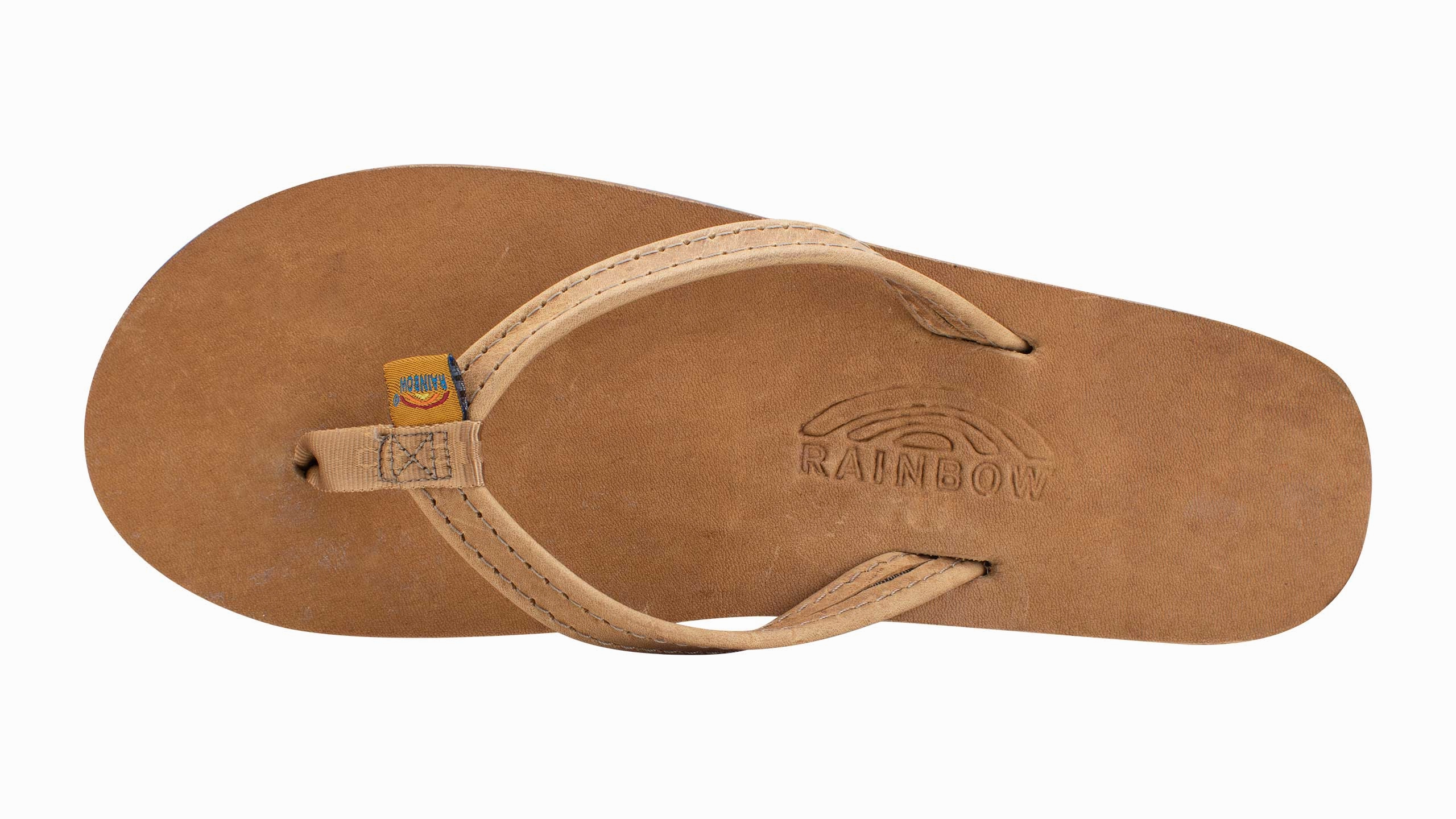 Luxury Narrow Strap Buckskin Flip Flop Art