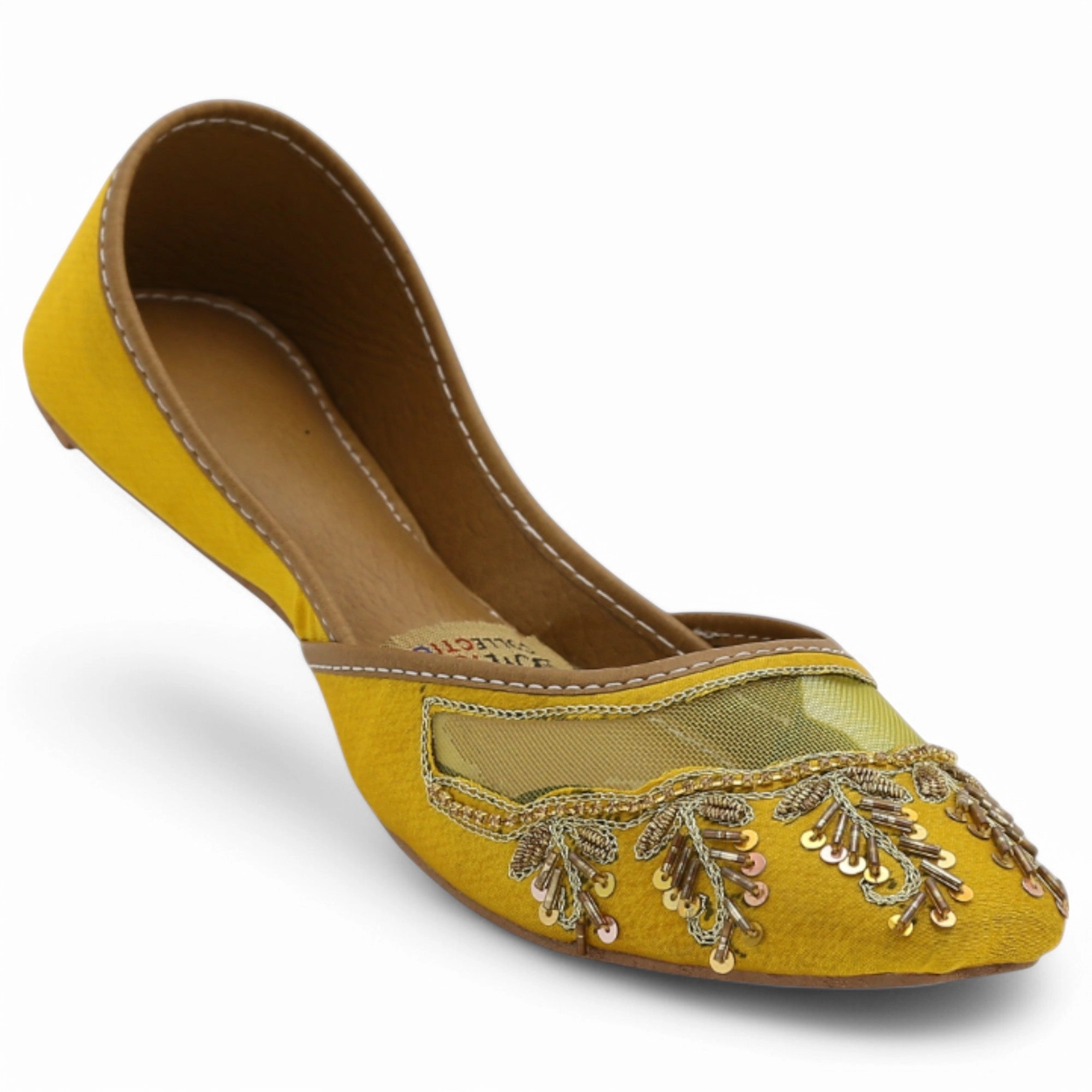 M0603 khussa-R34-3 Walking In Flat Shoes