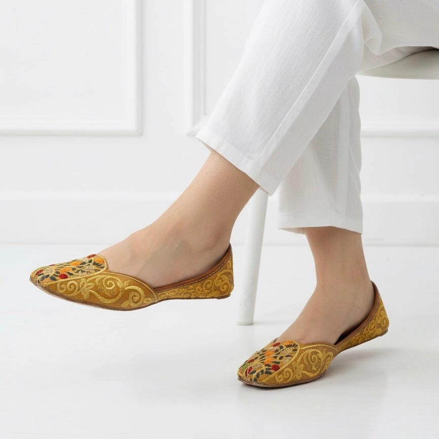 Sheer Flats Shoes M0604 khussa-R34-3