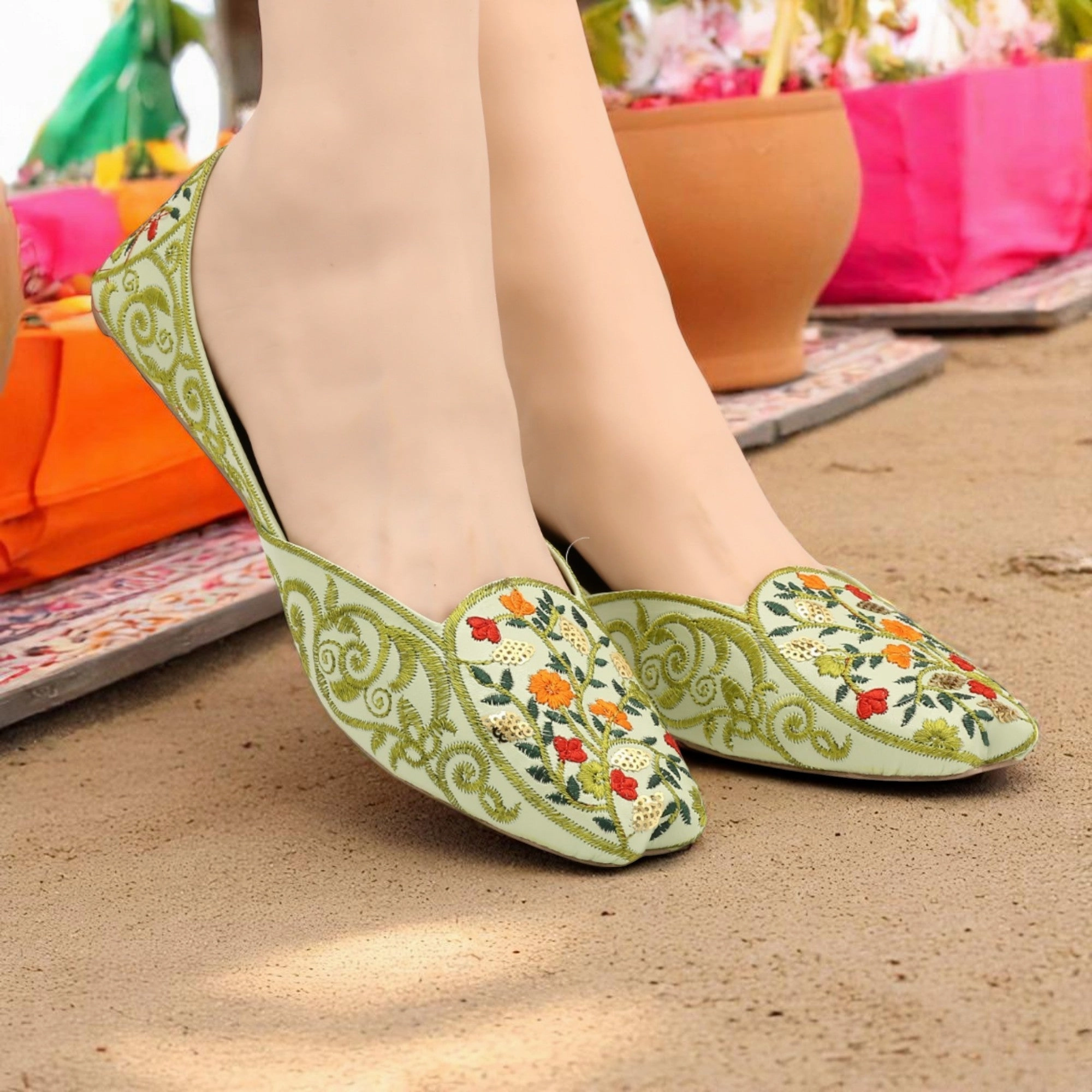 Tennis Shoe Flats M0604 khussa-R34-3