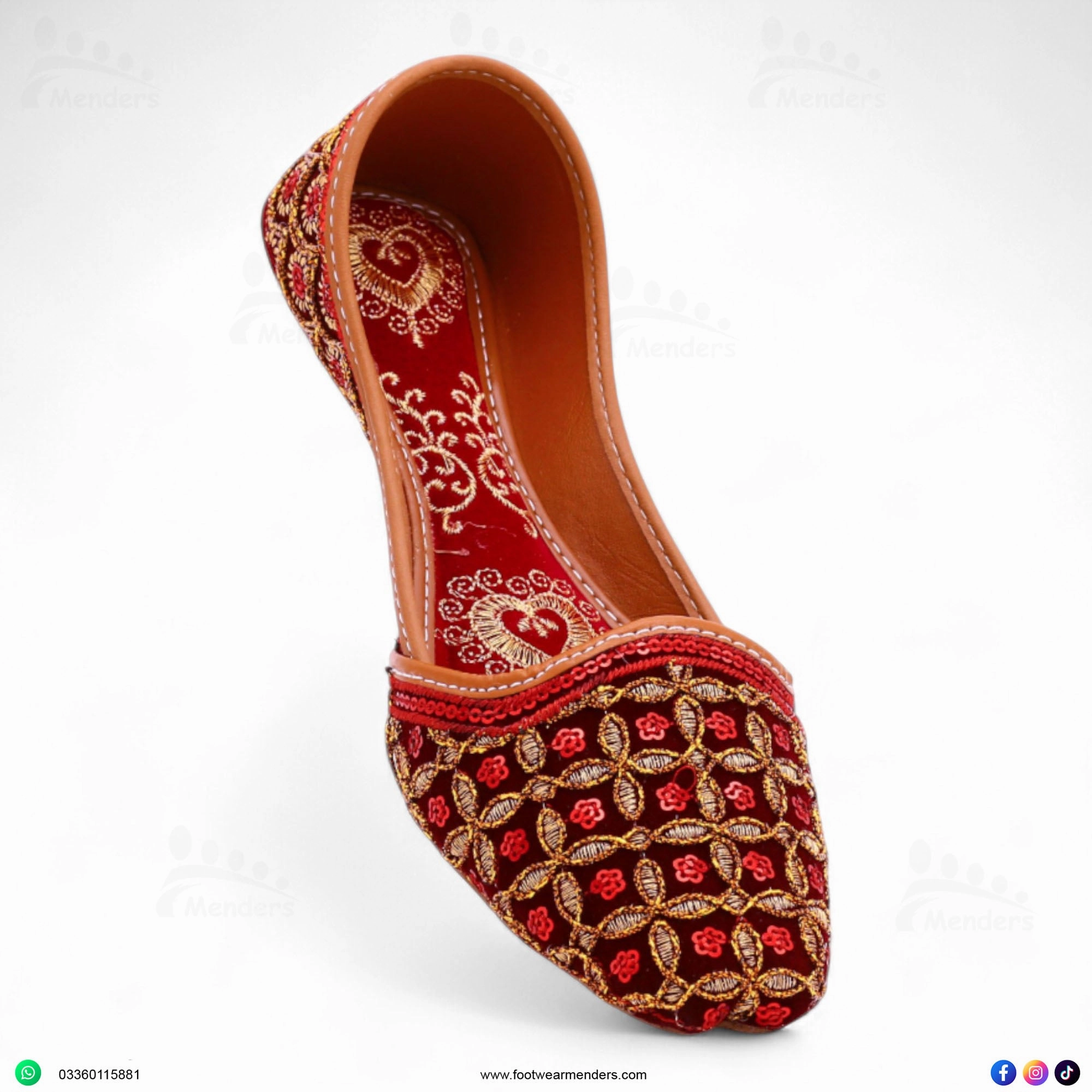 M0739 khussa Wedding Day Shoes Flats