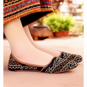 M0750 khussa Flat Shoes With Jeans