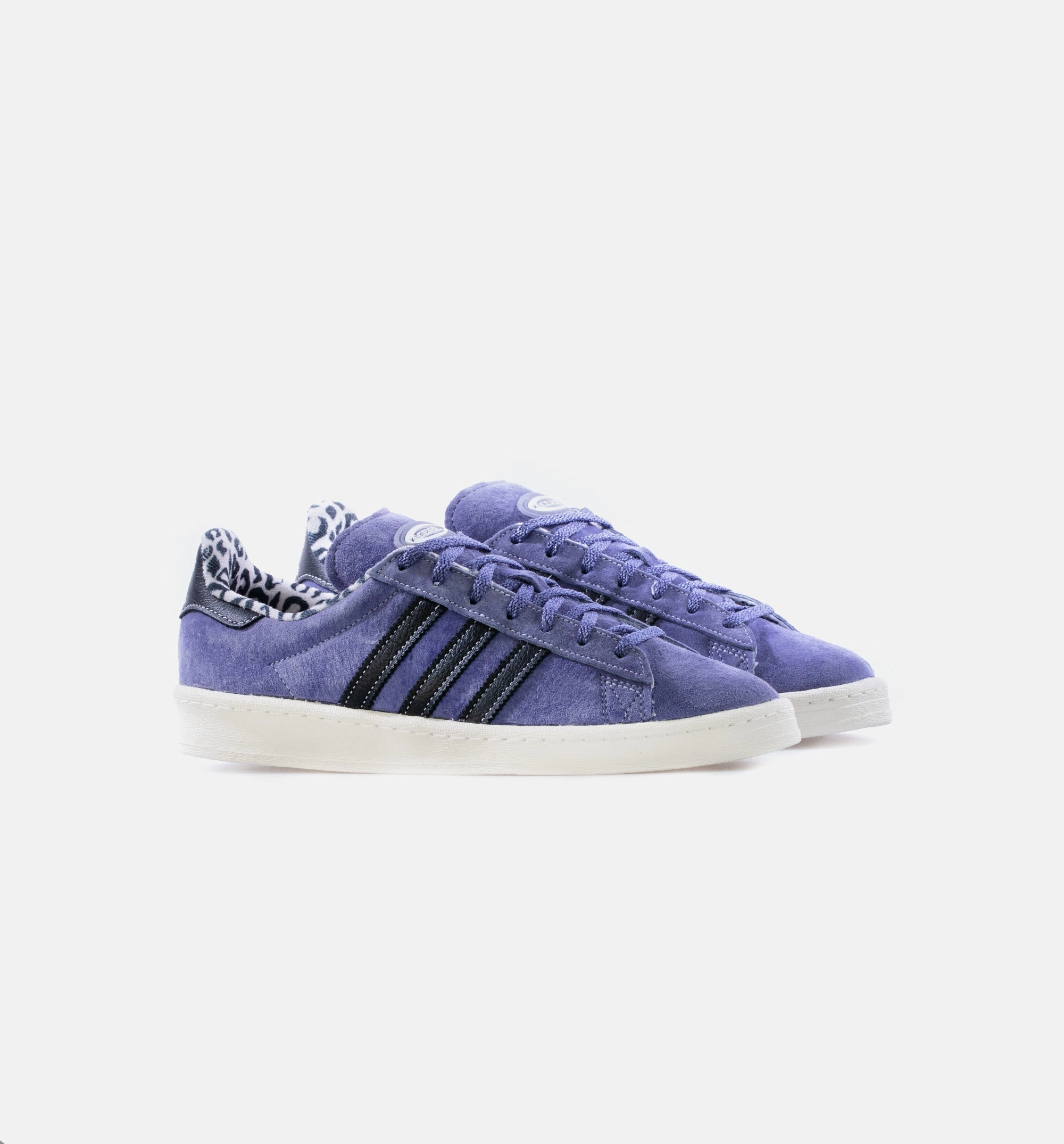 Disc Golf Shoes Adidas Campus 80 XLarge Mens Lifestyle Shoe - Orbit Violet/Core Black/Chalk White
