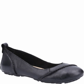 Black Janessa Slip-On Shoes Flat Saddle Shoes