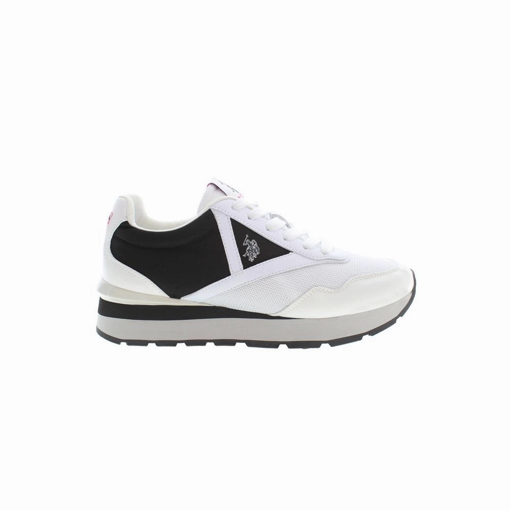 U.S. POLO ASSN. White Polyester Sneaker Sneakers Macys