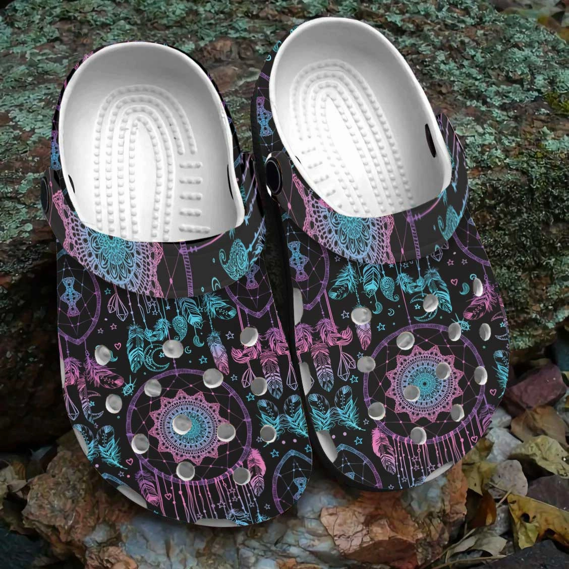 Native Pattern Clog Shoes For Adult and Kid 89136 New Waterproof Trekking Sandals