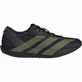 Shoe Releases Adidas Men's Adizero Adios 9 Running Shoes Core Black / Focus Olive / Charcoal