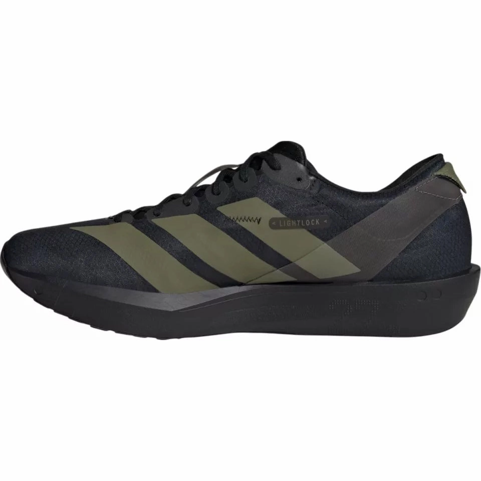 Adidas W Taekwondo Mei Shoe Men's Adizero Adios 9 Running Shoes Core Black / Focus Olive / Charcoal