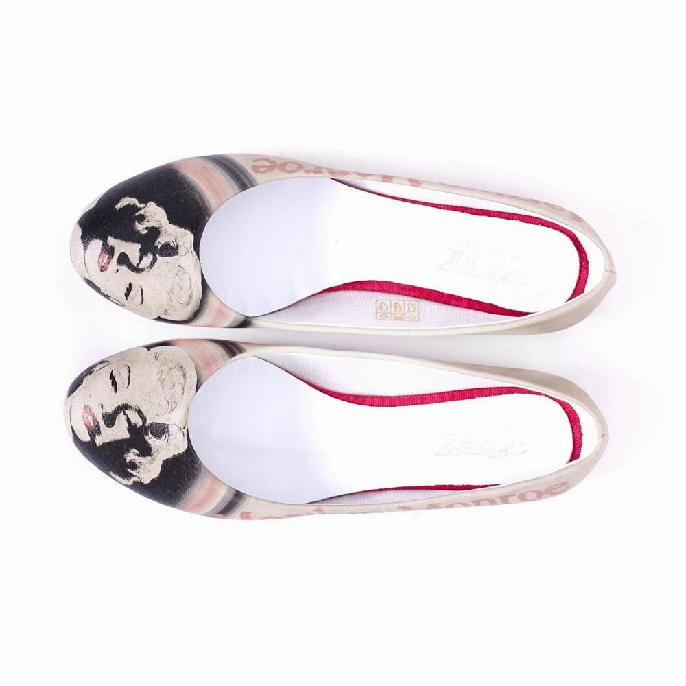 Flat Shoe Molding Marilyn Monroe Ballerinas Shoes 1036