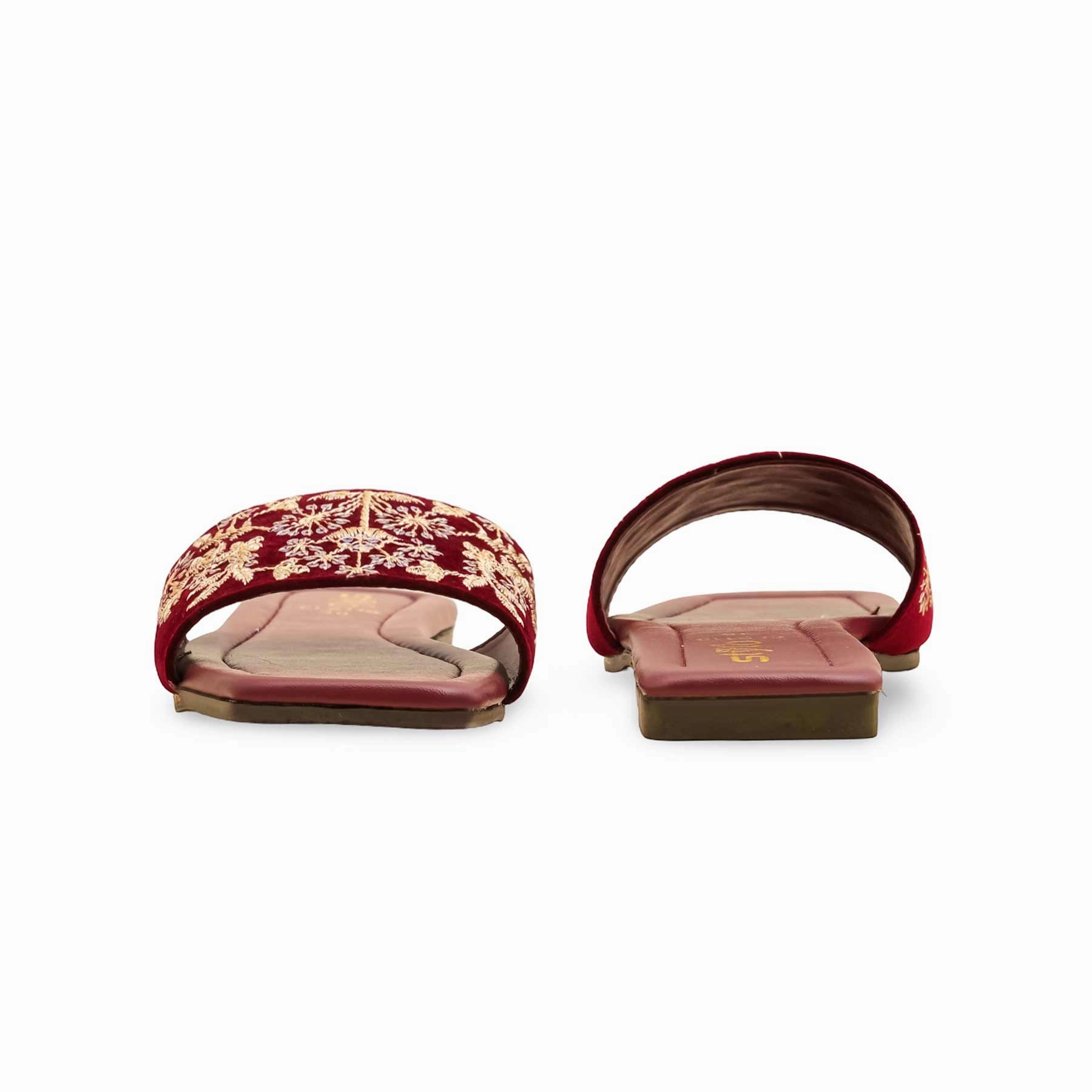 Slides Slate Maroon Casual Slipper CL2118