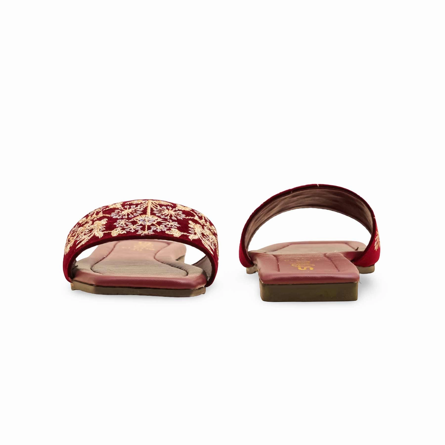 Personalised Slides Sandals Maroon Casual Slipper CL2118