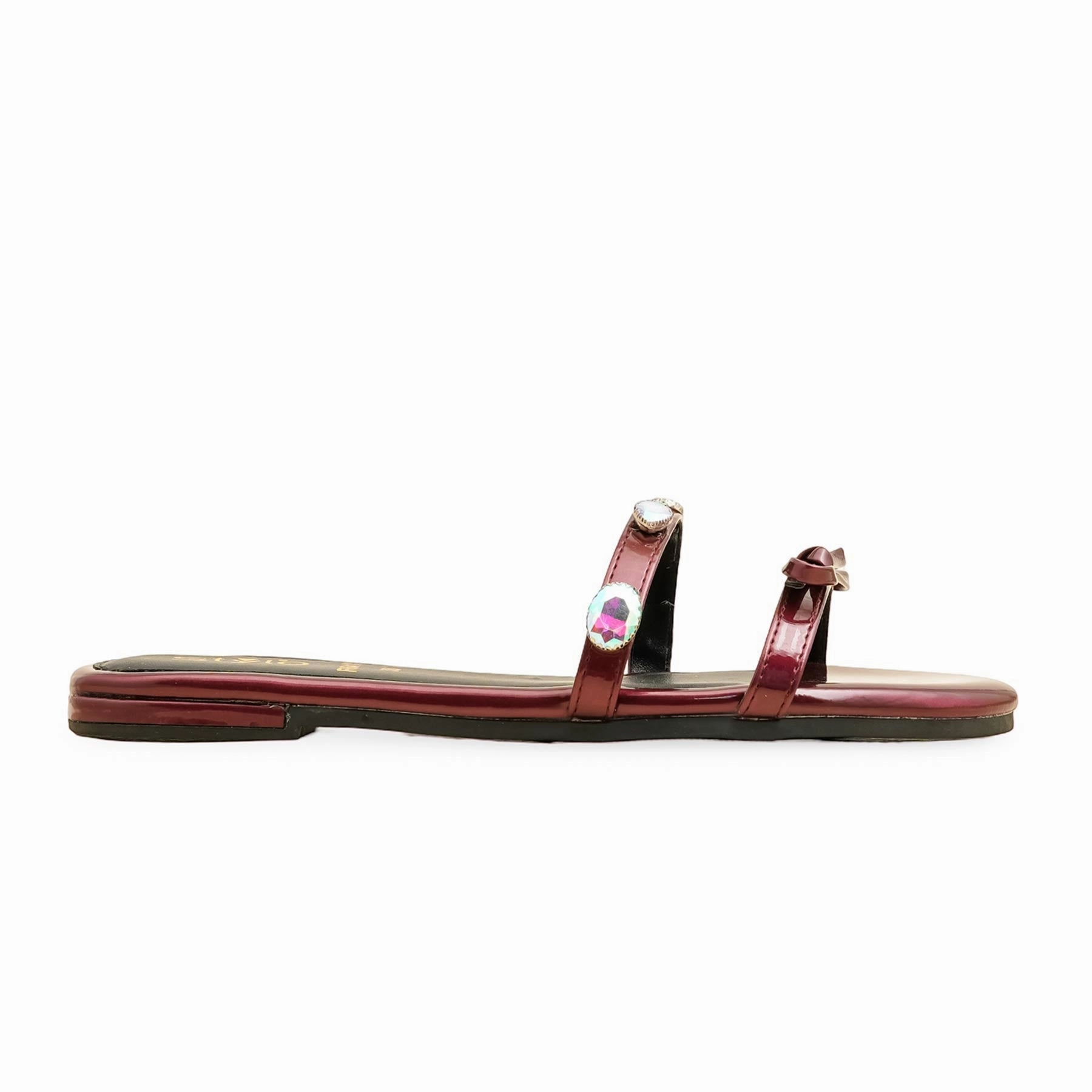 Mani Slippers Maroon Formal Slipper FR8416