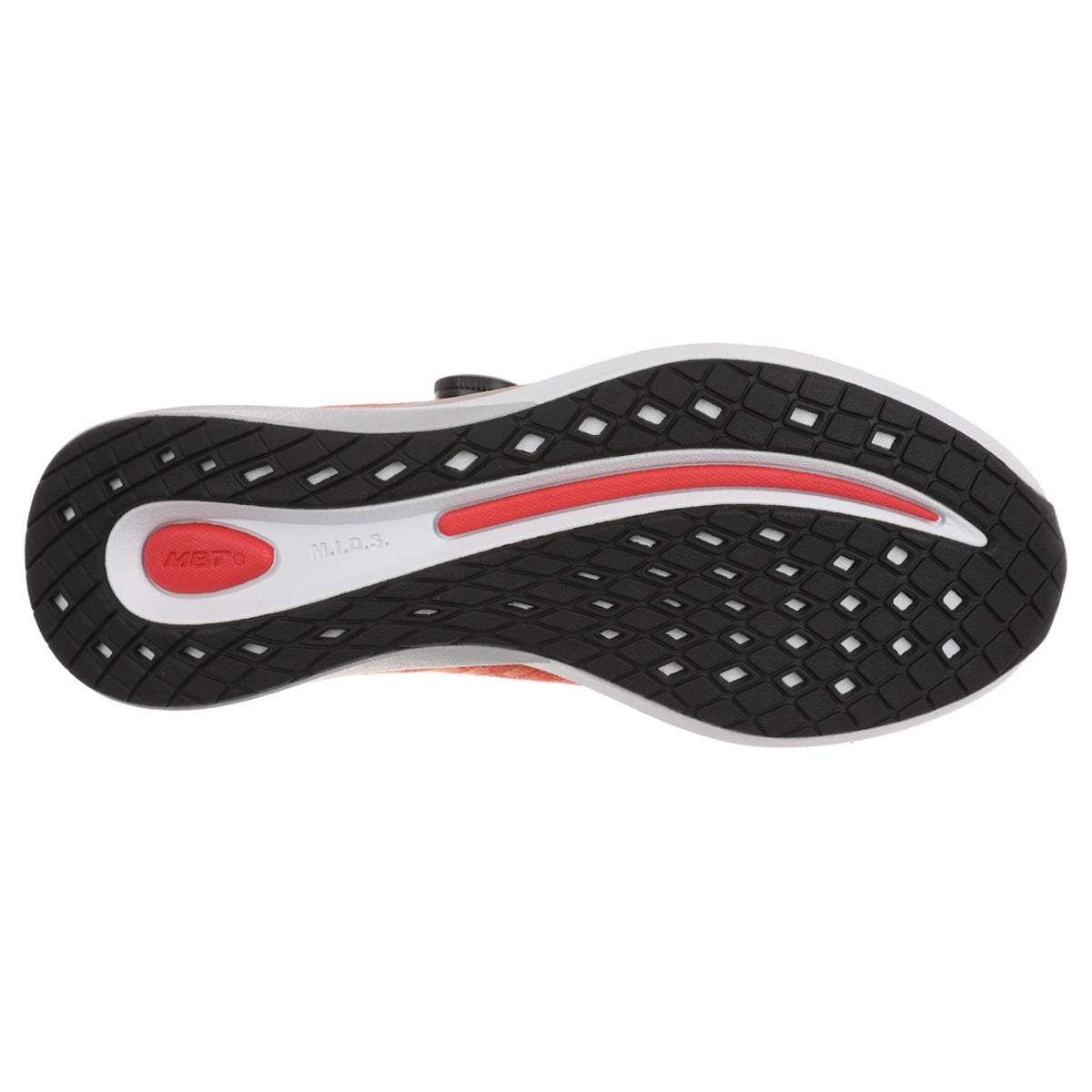 Good Beginner Running Shoes MBT Galado Textile Synthetic Women's Orange Red Comfort Trainers