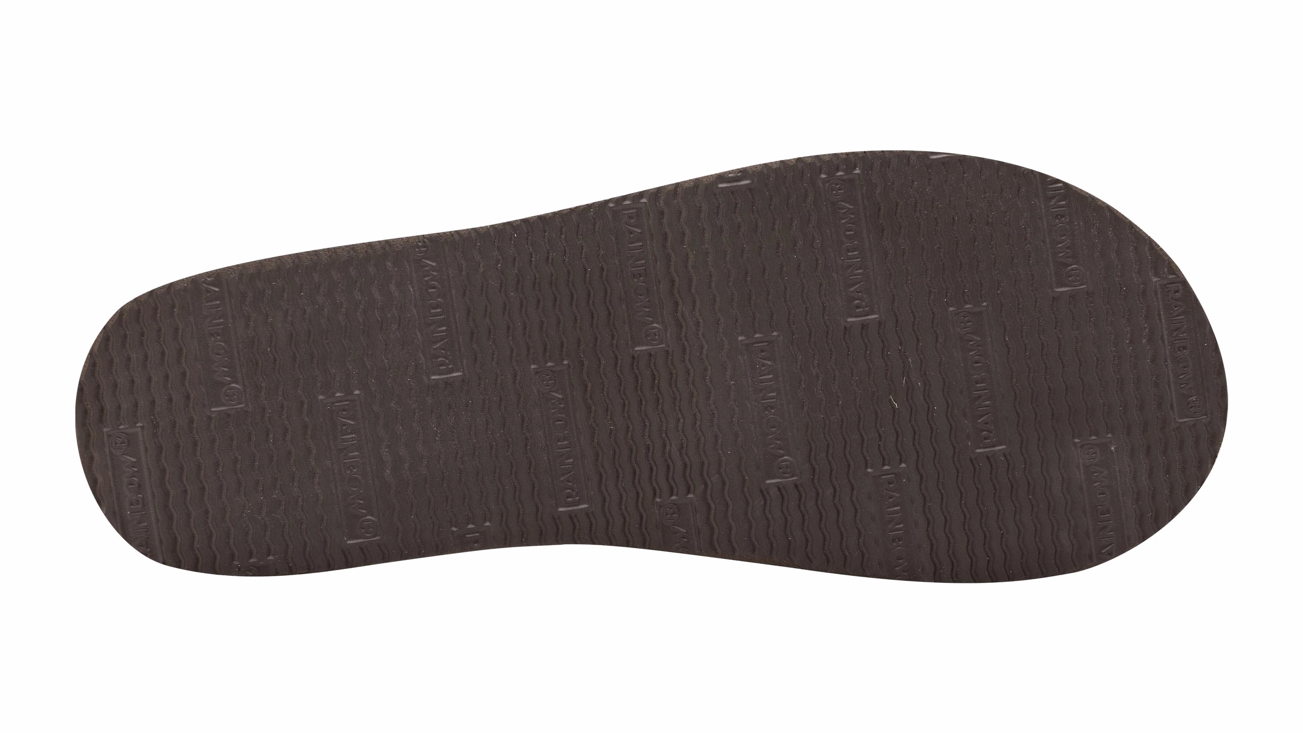 Medium Double Layer Crystal Dark Brown Raya Sun Flip Flops