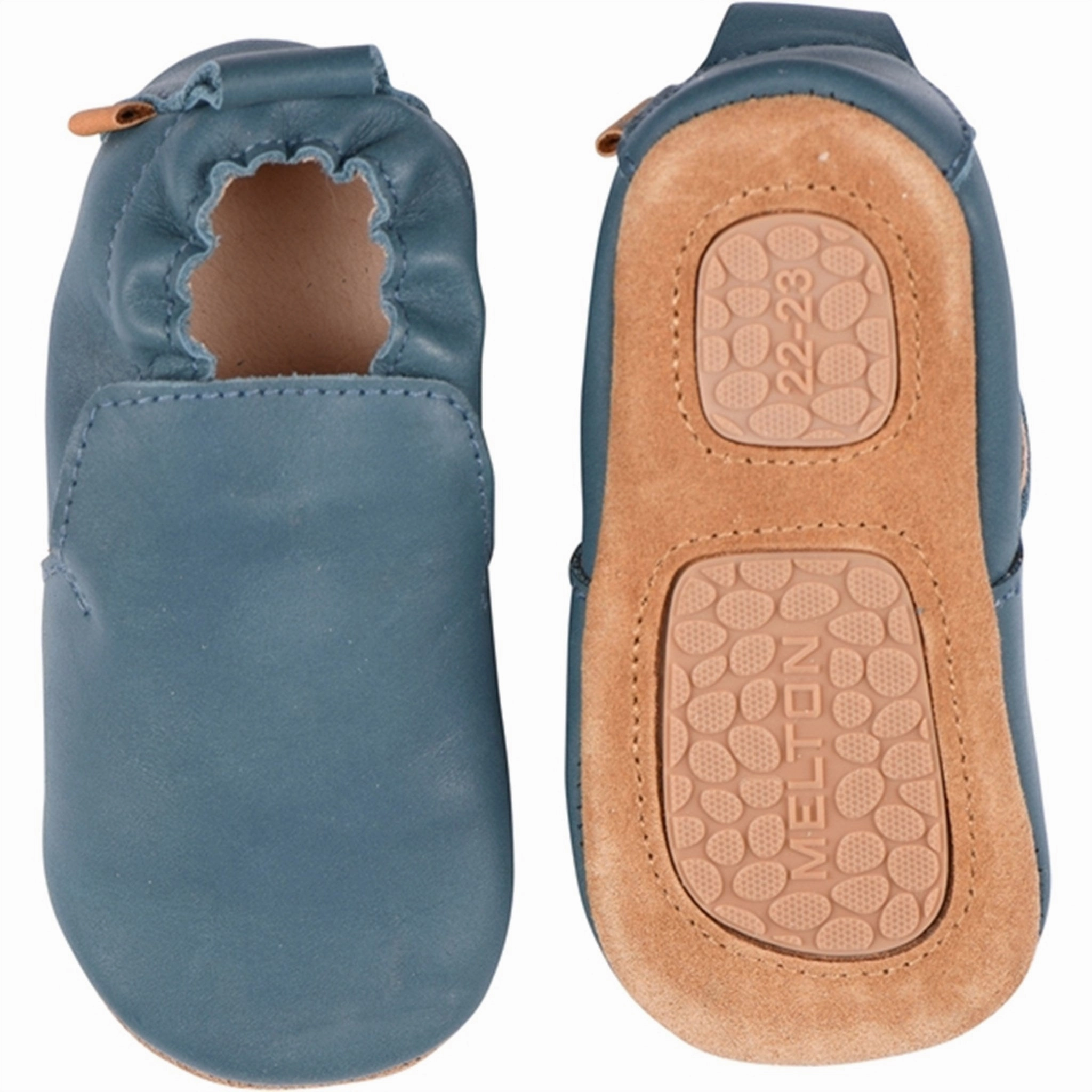Route 66 Slippers MELTON Delicate Leather Slippers Oceanview