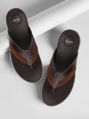 Men Brown Casual Flexible Phylon Sole Slippers Cirro Slides