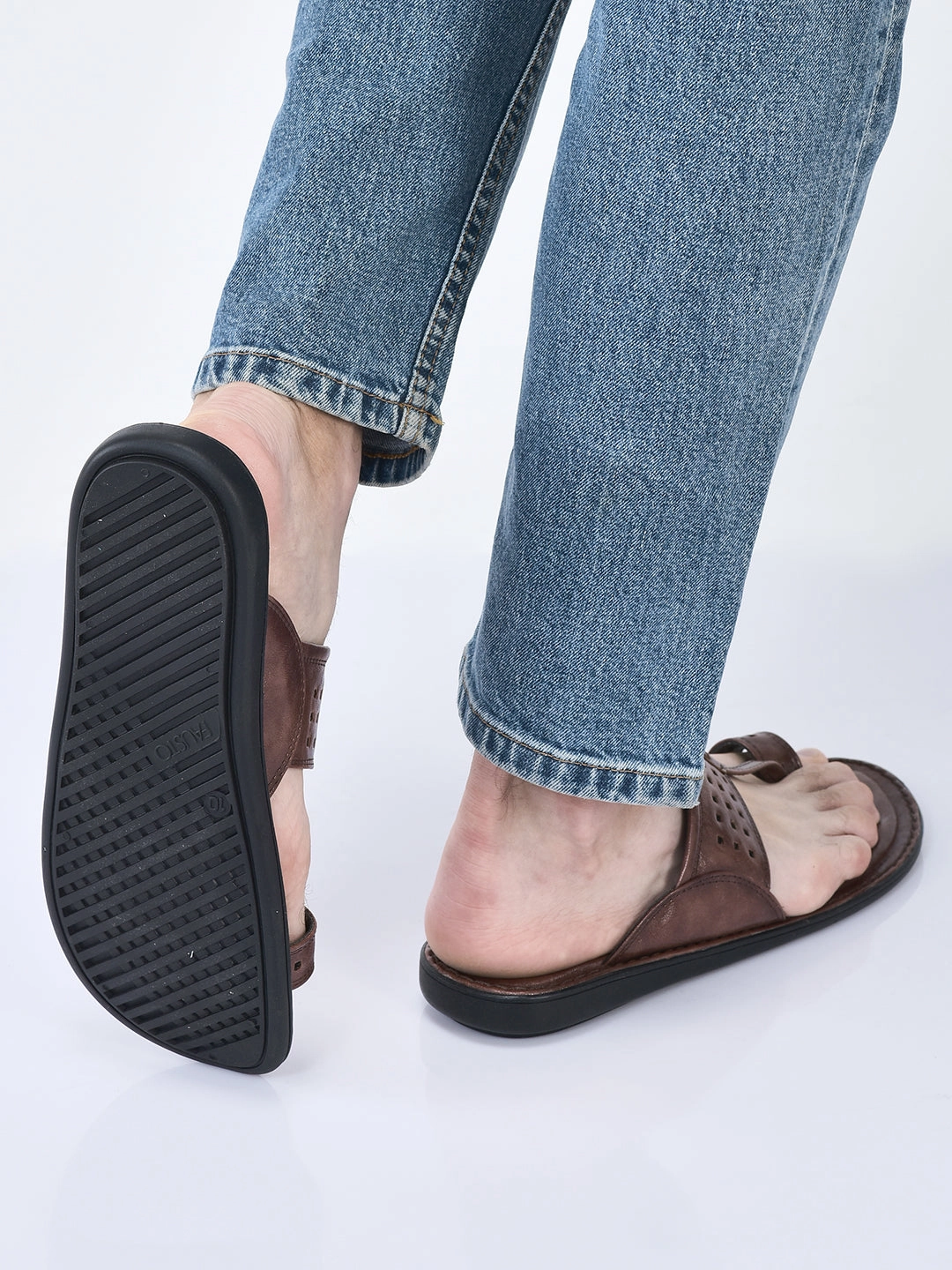 Cute Home Slippers Men Cherry Casual Outfit Kolhapuri Toe Ring Strap Ortho Slippers|Memory Cushioned Footbed|Ultra Lightweight and Comfort Slip On Slipper