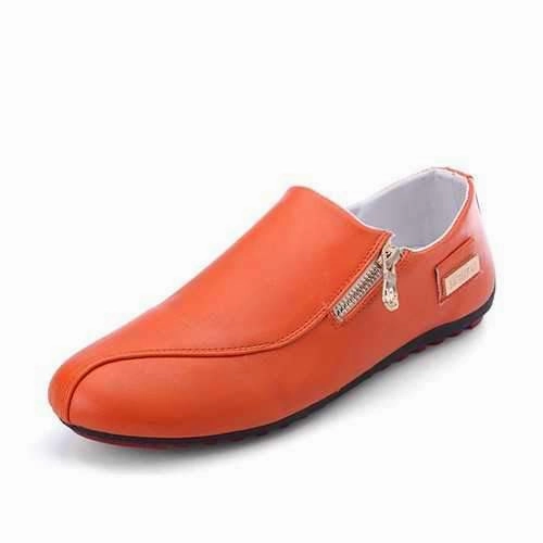 Busness Casual Work Shoes Men Flats Shoes Slip On Casual Comfortable Leather Zipper Loafers Shoes
