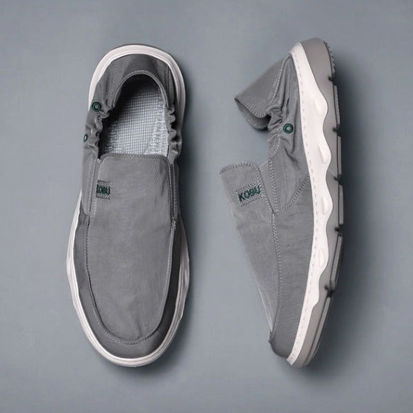 Denim Casual Shoes Men Ice Silk Casual Silp-on Driving Shoes