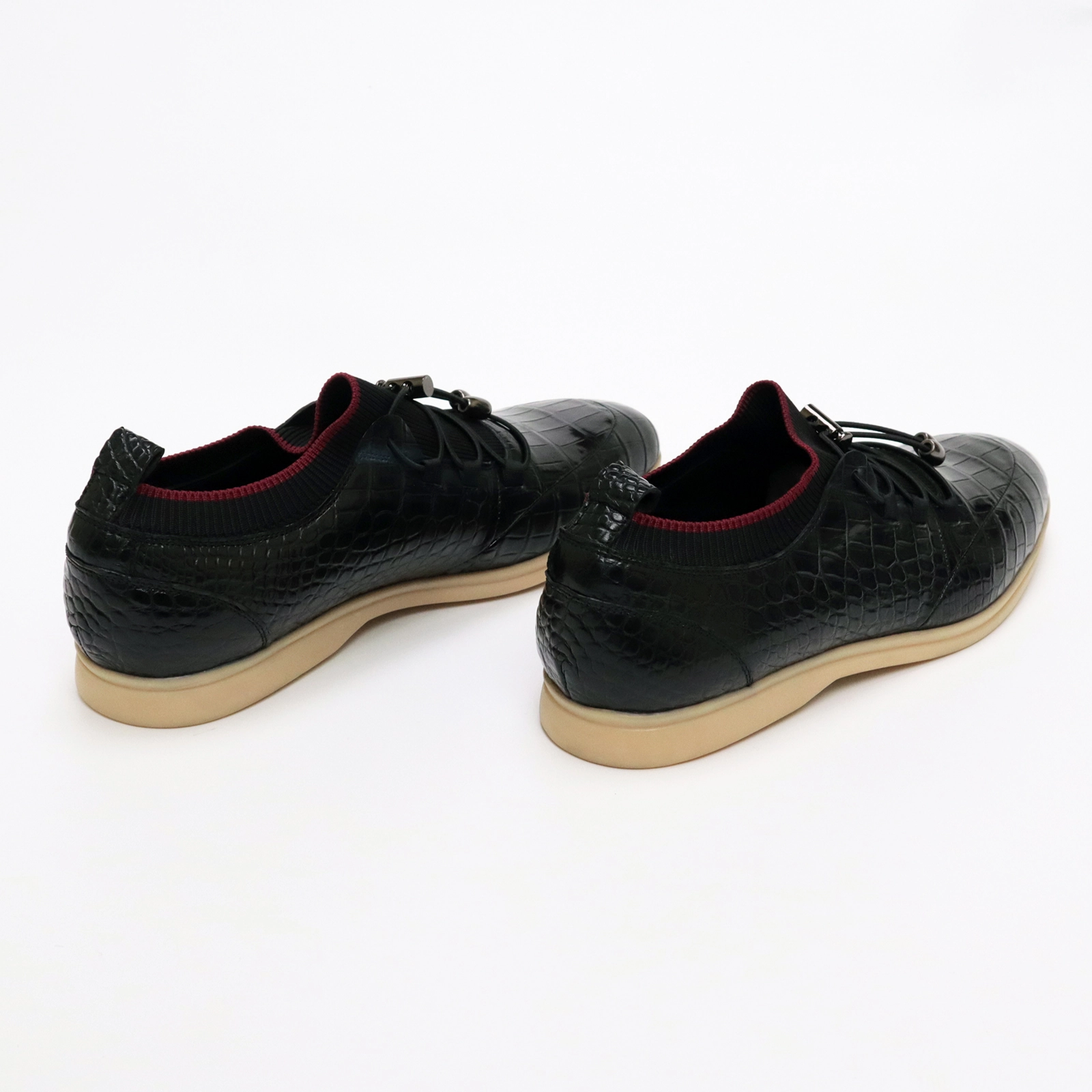 Men's Genuine Crocodile Alligator Leather Slip On Loafer Business Andrew Tate Loafers