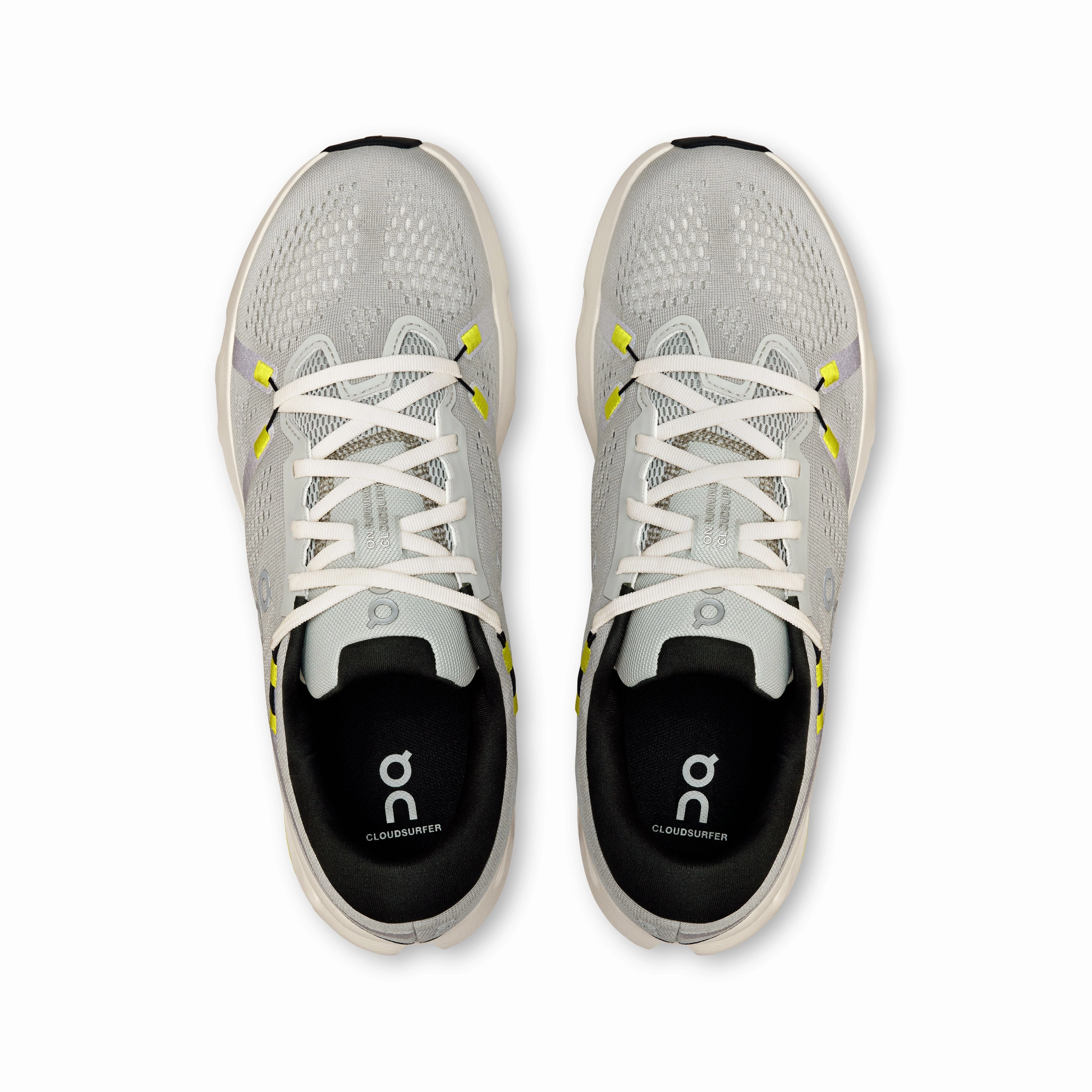 Men's On Cloudsurfer 2 Running Shoe in Glacier | Ivory Running Shoes With Flowers