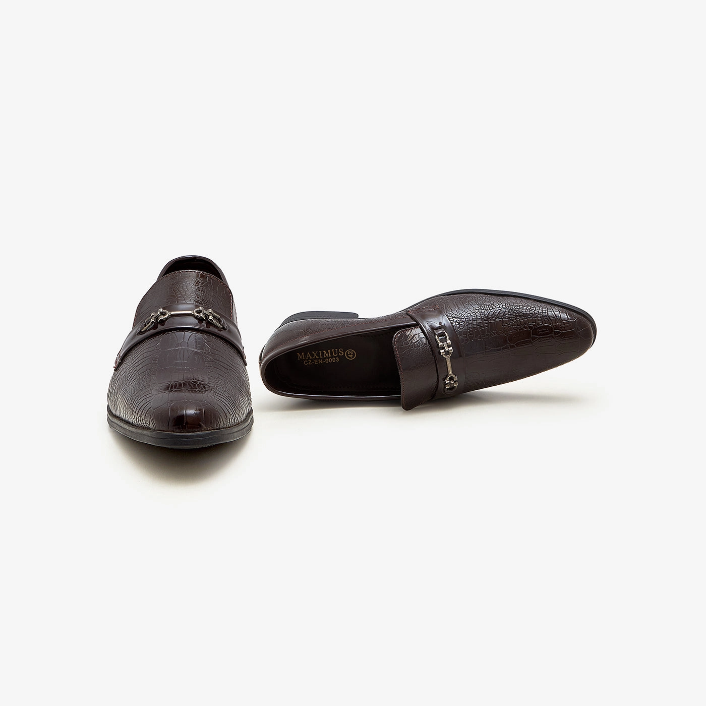 Men's Smart Formal Shoes Chunky Loafers With Dress