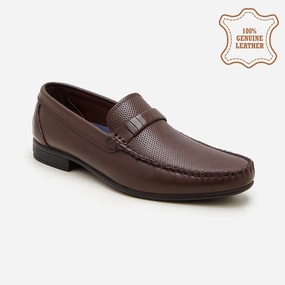 Old Money Loafers Men's Textured Leather Loafers