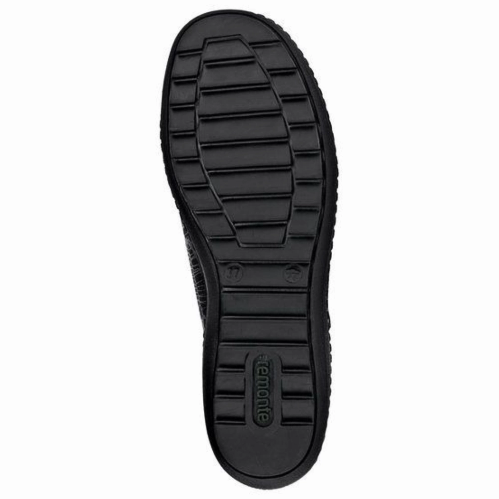 Casual Shoes 2025 Remonte Liv 02 Black Leather Sneaker (Women's)