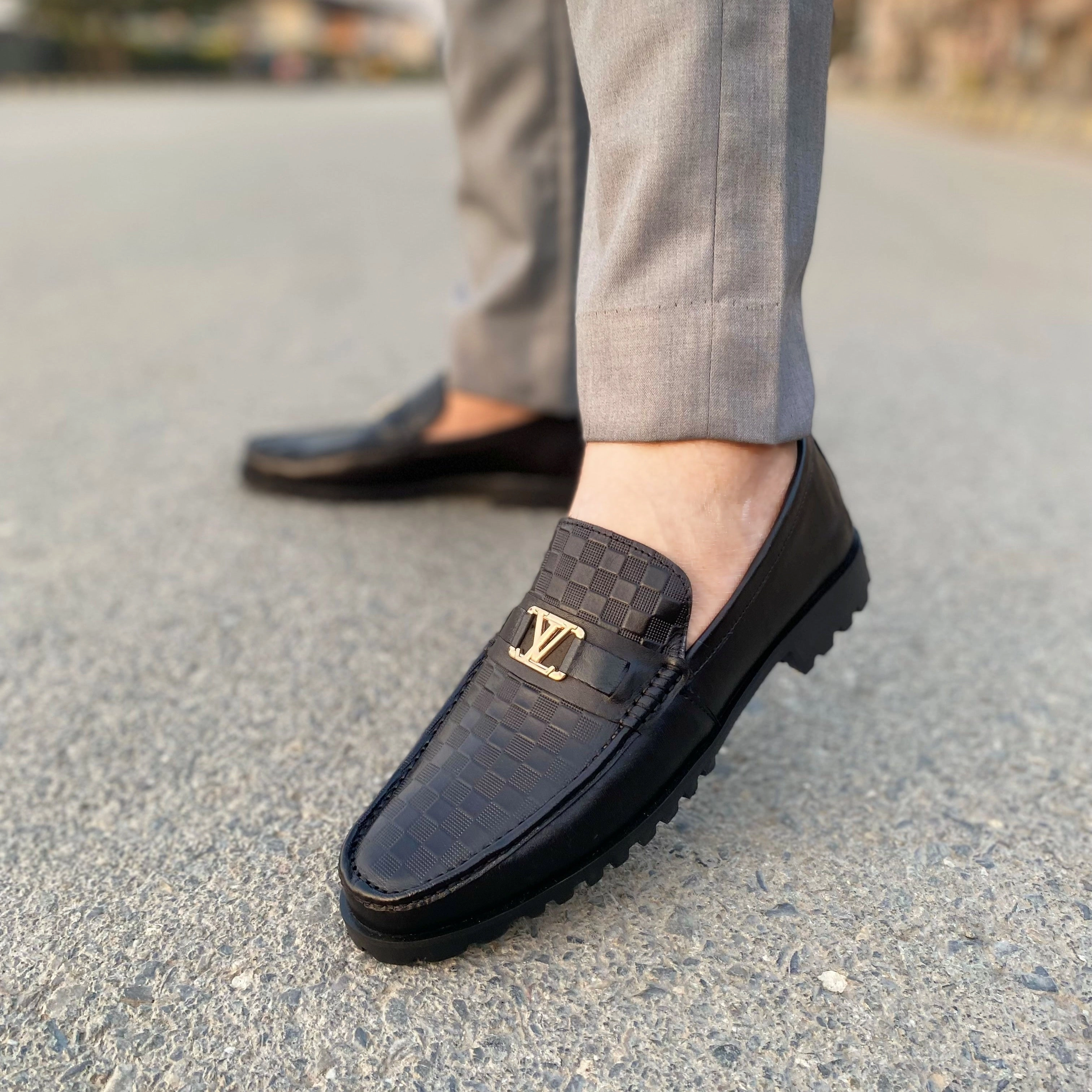 Earth Loafers LS Pure Leather Handmade RANDAR CHUNKY LOAFERS LS-111