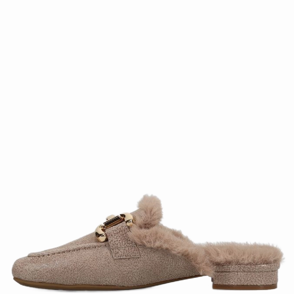 SKYLA LIGHT TAUPE Ladies Platform Loafers