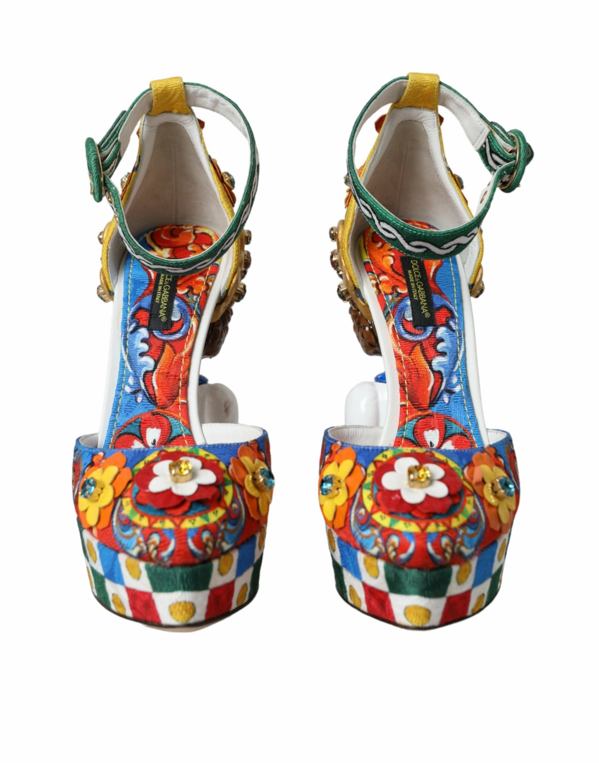 Multicolor Carretto Embellished Sandals Shoes Sandals Discounts