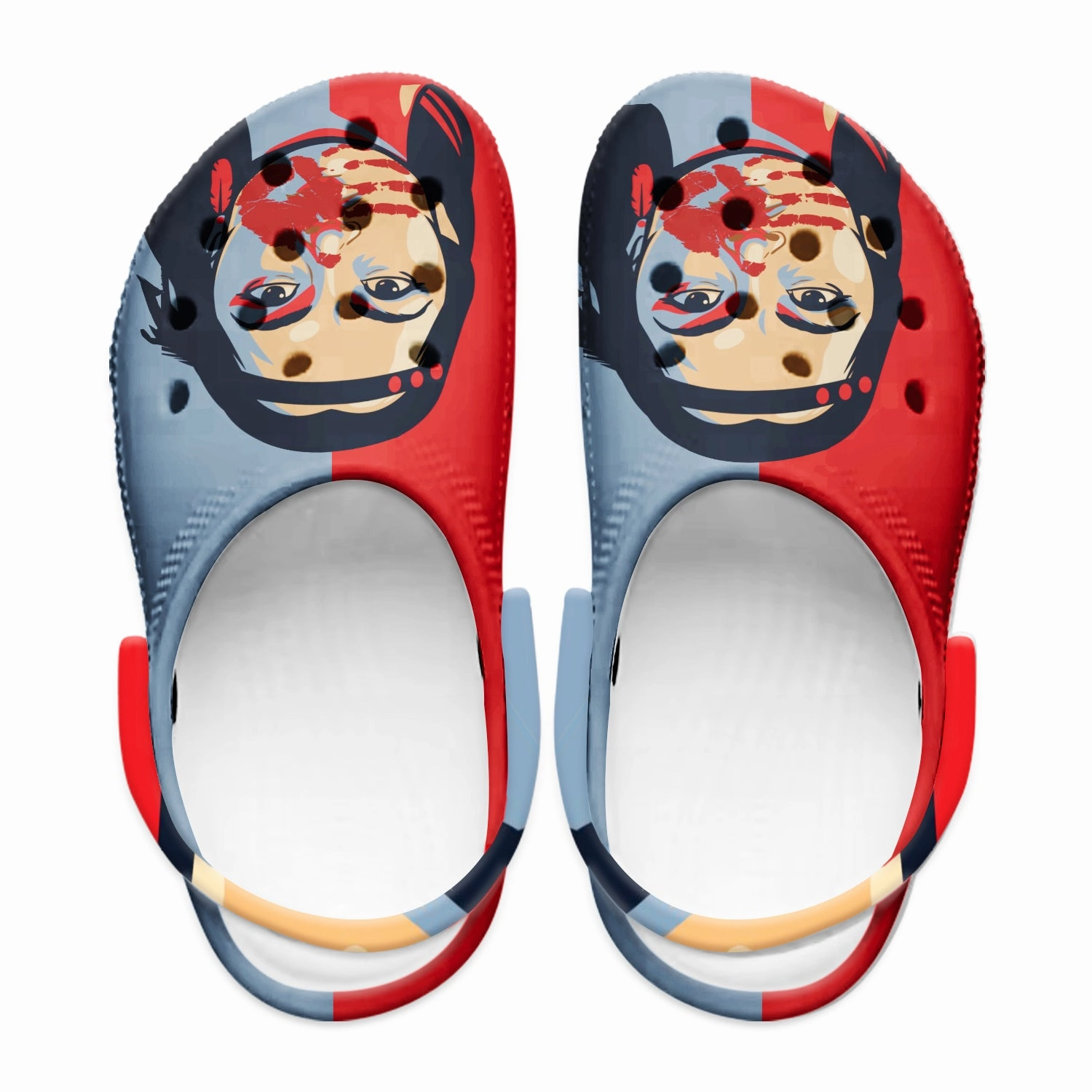 Native Pattern Clog Shoes For Adult and Kid 89103 New Bobs Sandals