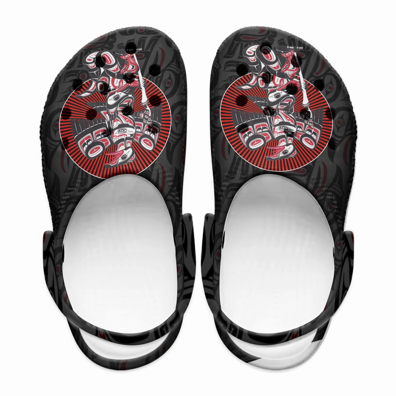 Doc Marten Sandals Native Pattern Clog Shoes For Adult and Kid 89116 New