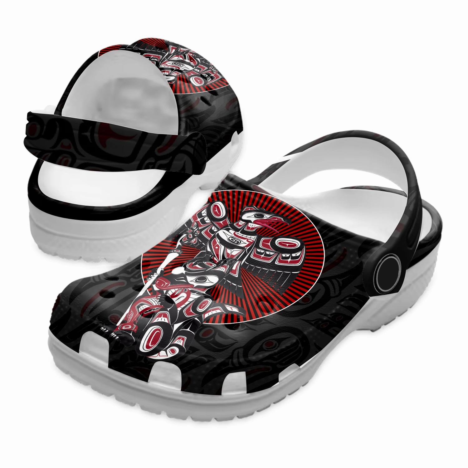 Native Pattern Clog Shoes For Adult and Kid 89116 New Sandals Grande St Lucian Photos