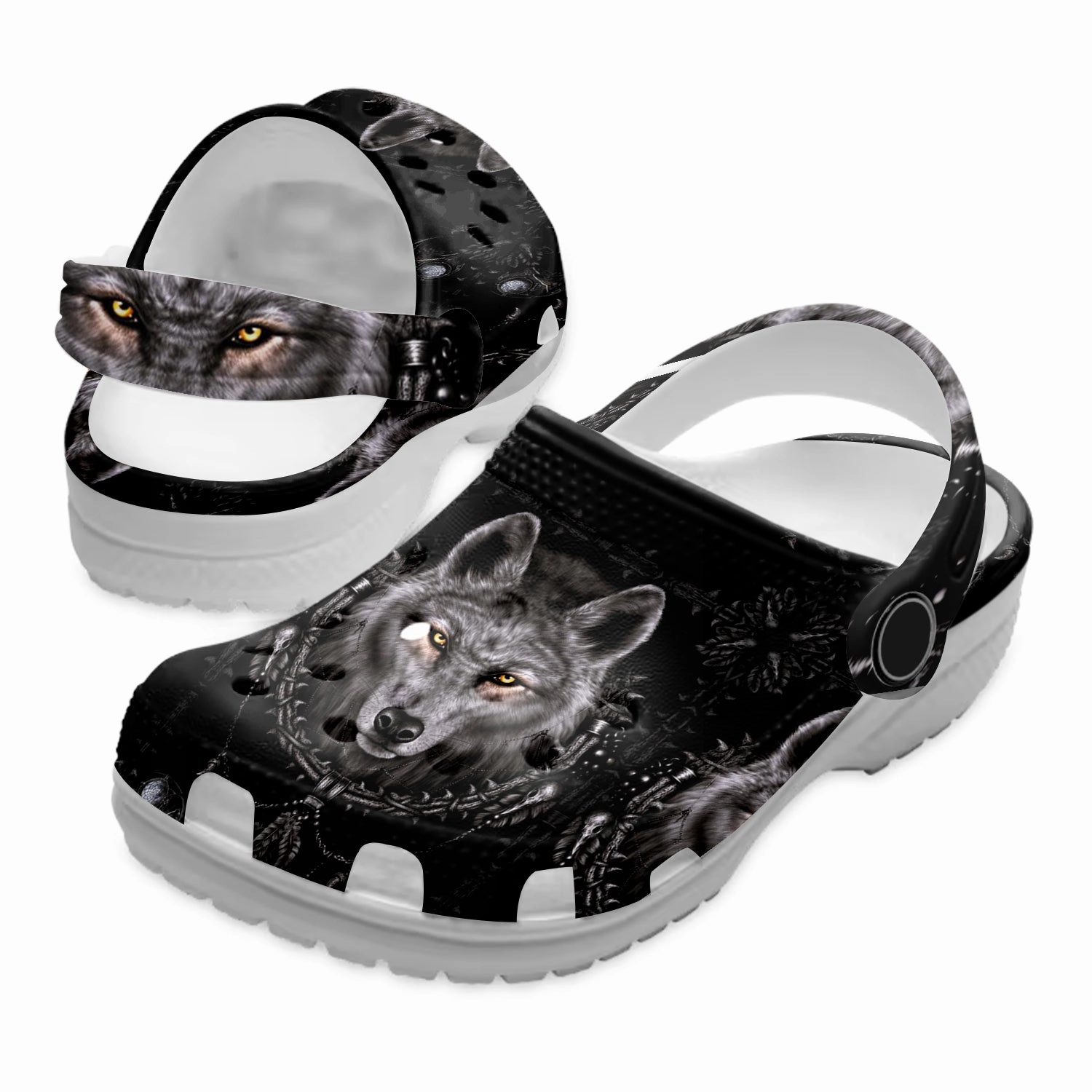 Demonia Sandals Native Pattern Clog Shoes For Adult and Kid 89176 New