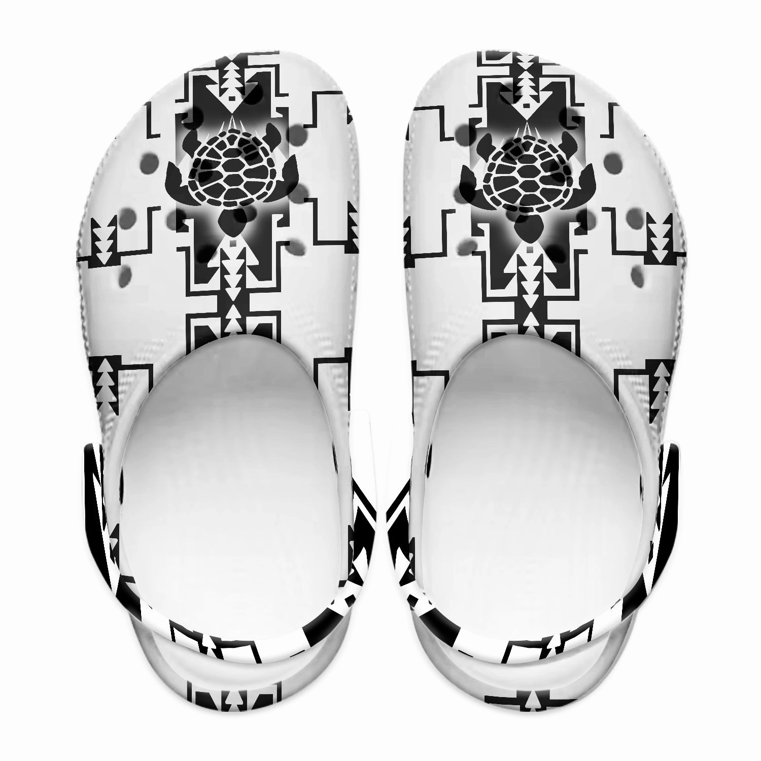 Dress Sandals Flats Native Pattern Clog Shoes For Adult and Kid 89200 New