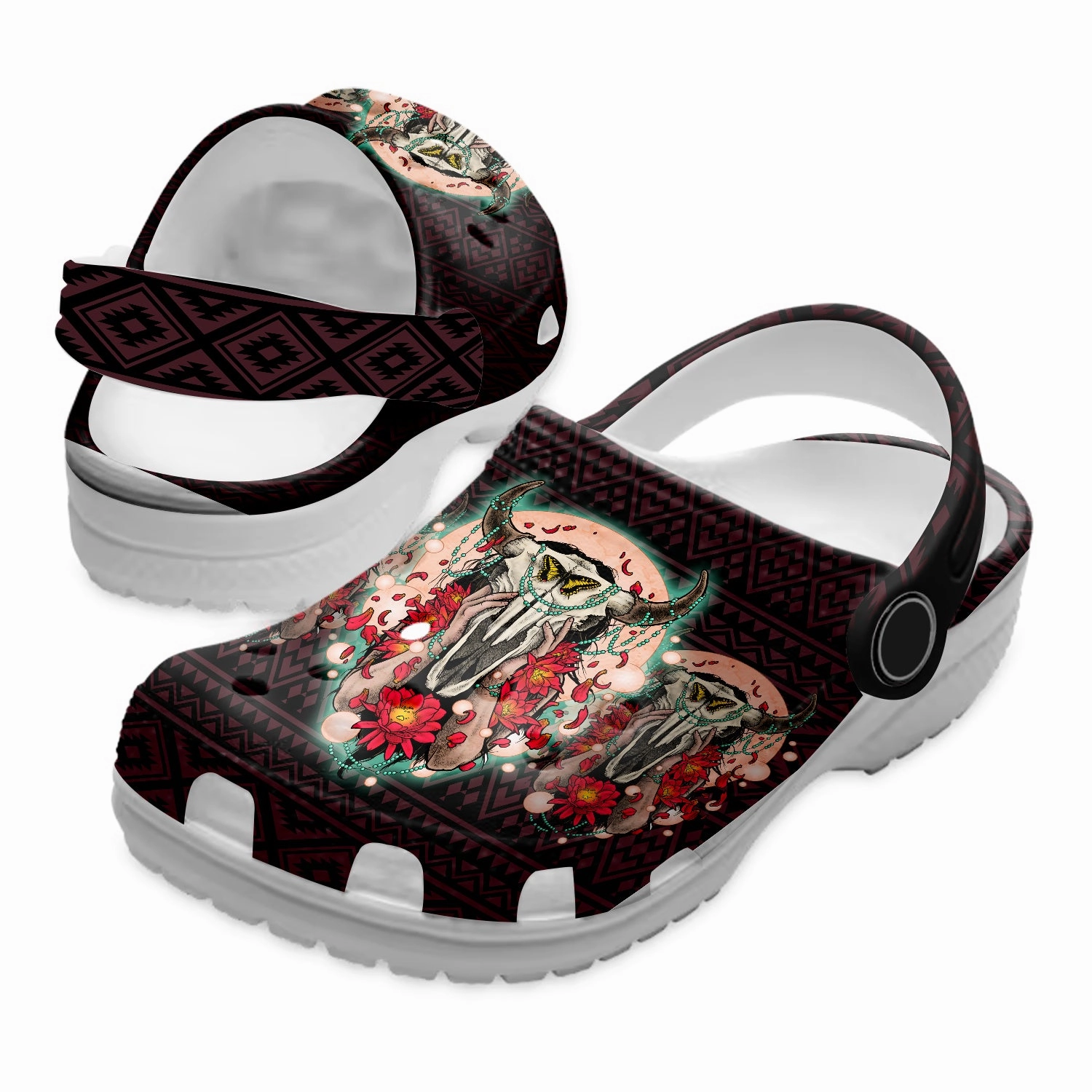 Native Pattern Clog Shoes For Adult and Kid 89209 New Naot Sandals