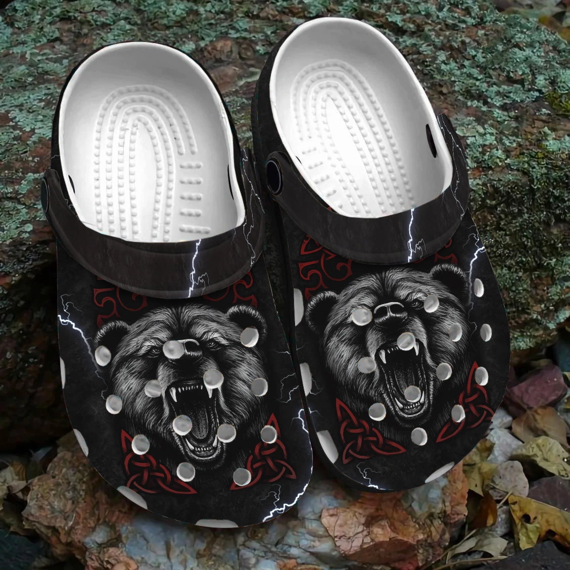 Native Pattern Clog Shoes For Adult and Kid 89233 New Florida Sandals