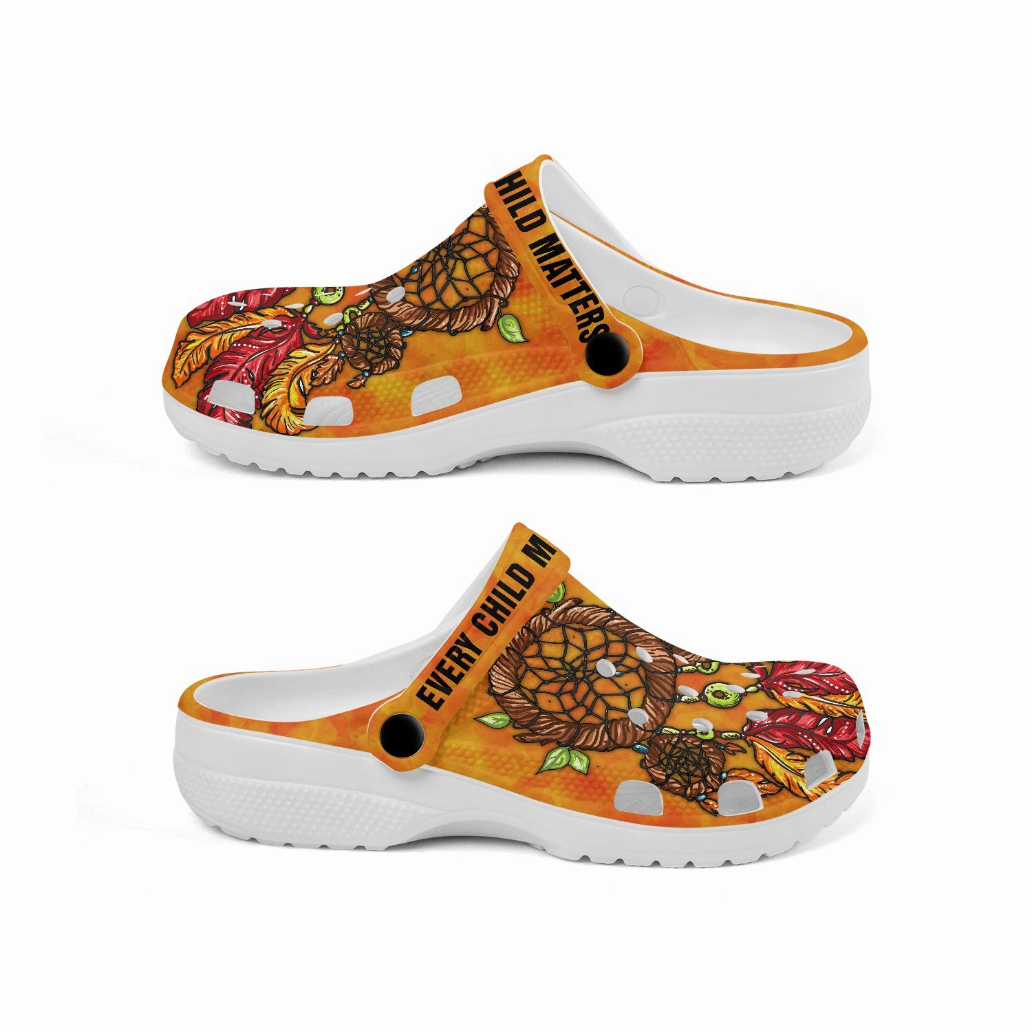 Native Pattern Clog Shoes For Adult and Kid 89246 New Sandals And Espadrilles