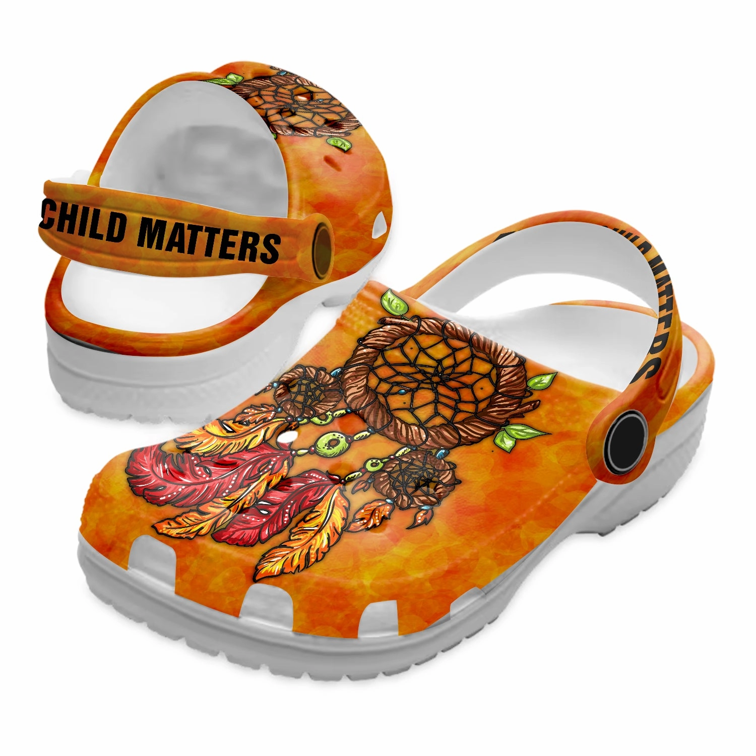Native Pattern Clog Shoes For Adult and Kid 89246 New Butterfly Sandals