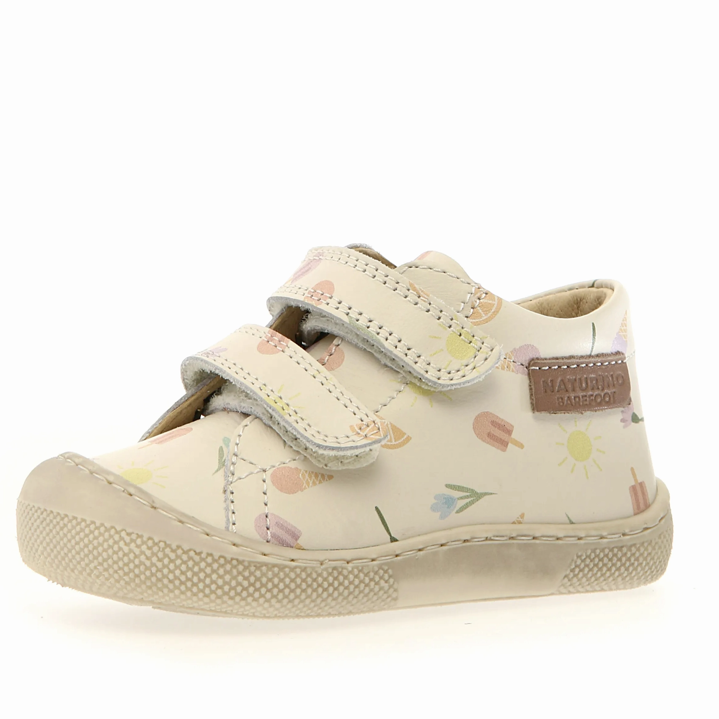 Naturino Girl's Amur Vl Barefoot Casual Shoes - Milk Casual Low Top Skate Shoes Sneakers