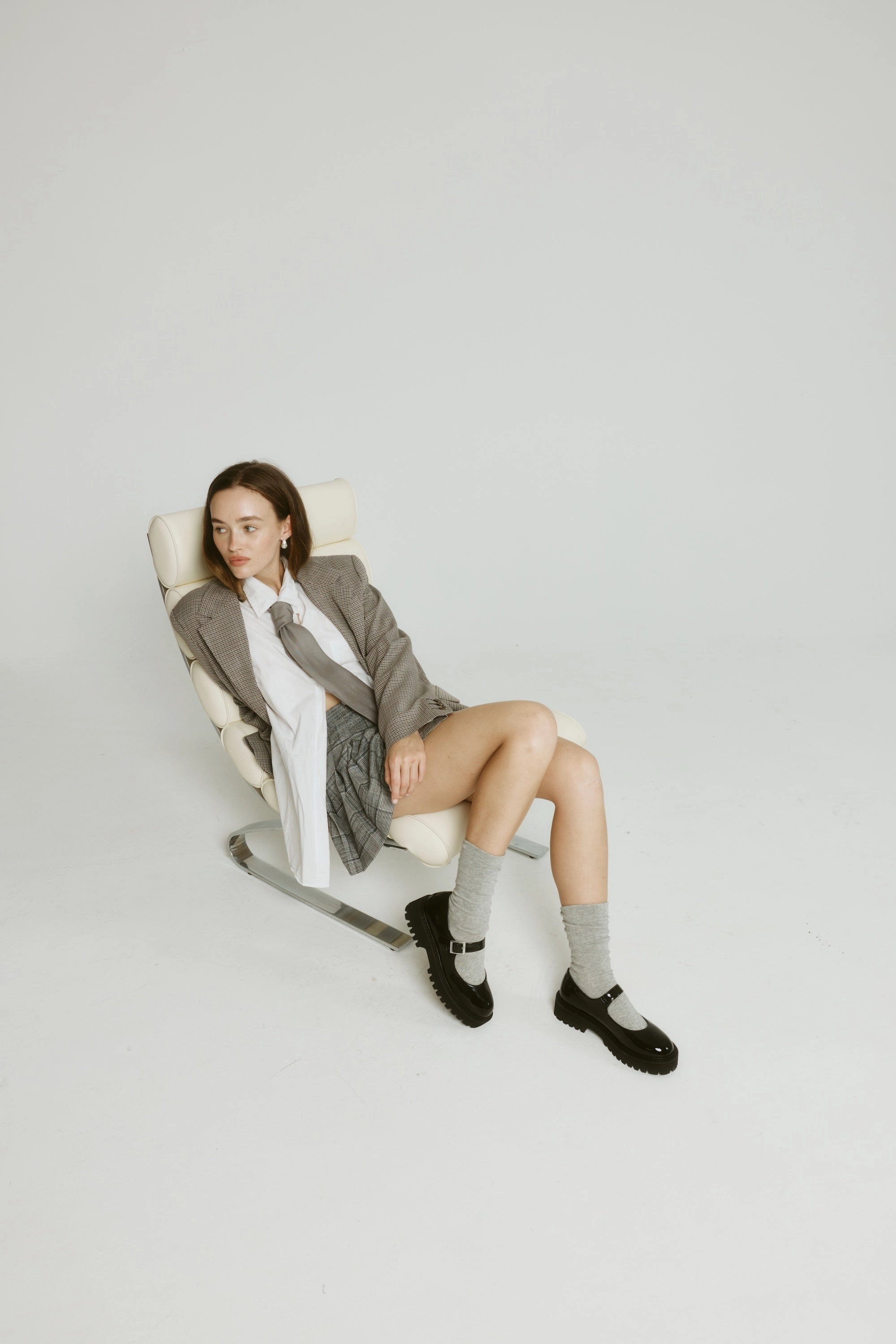 Beat Up Loafers Nero Chunky Mary Jane Loafers - Black Patent