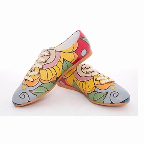 Flower Art Ballerinas Shoes SLV074 Best Barefoot Shoes
