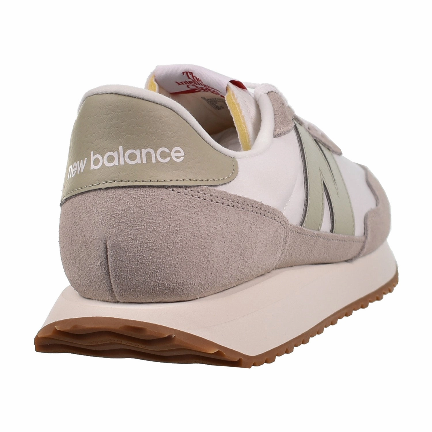 New Balance 237 Men's Shoes White-Grey Best Running Shoes Cut In Half